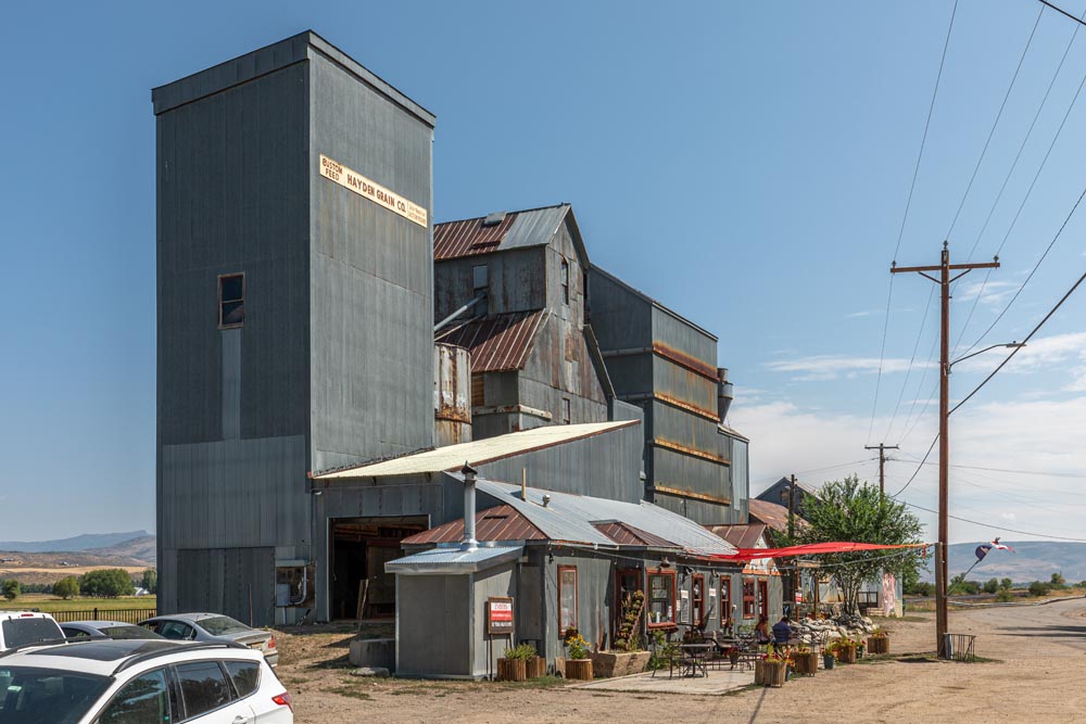 West side outdoor view of Historic Hayden Granary.