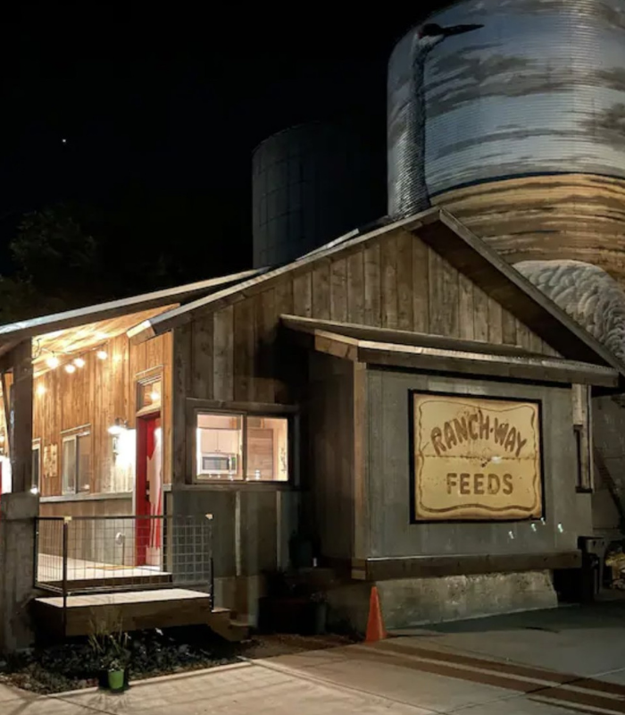 Detailed shot of expresso machine brewing expresso at the Wild Good Coffee shop.